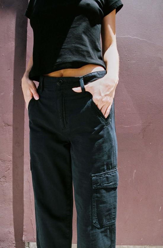  아모 데님 데님 팬츠 콜레트 카고 팬츠 - AMO DENIM