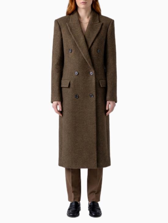 26FW 더로우 코트 R000047 BROWN