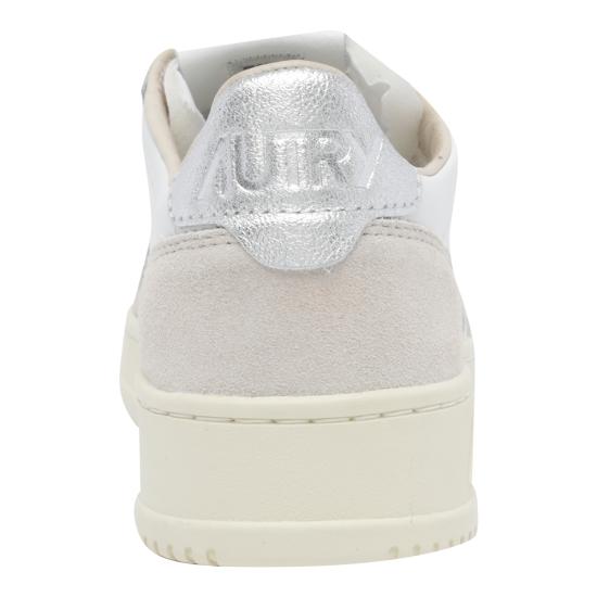 26FW 오트리 메달리스트 로우 레더 스니커즈 AULW LS74 WHITE - AUTRY