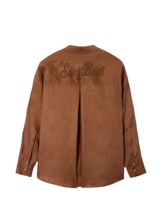 26SS 세인트바쓰 셔츠 CYS000208806LCRISTALPOCKET LINEN SB HOLED 18 EMB - MC2 SAINT BARTH