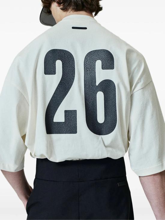 26SS 피어오브갓 반팔 티셔츠 RW00268 0034 IVORY - FEAR OF GOD
