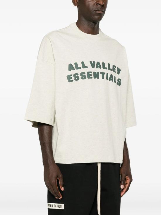 26SS 피어오브갓 반팔 티셔츠 RW00382 0134 VANILLA - FEAR OF GOD