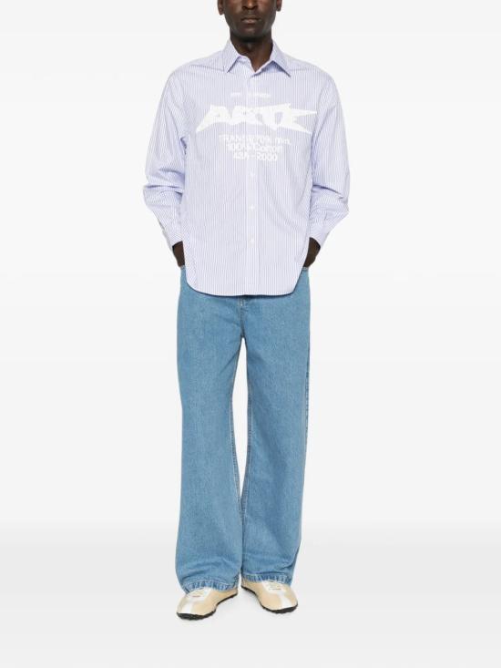 26FW 아르떼 앤트워프 긴팔 셔츠 AW26 047S 400 BLUE - ARTE ANTWERP