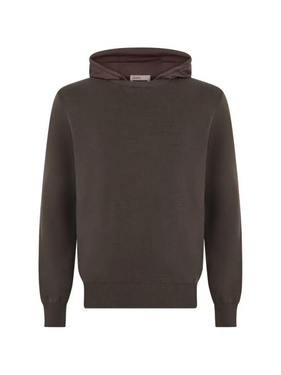 26FW 에르노 후드 티셔츠 MG00042UR 72117 8800 MORO