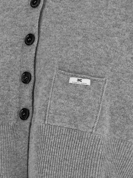 26FW 엘리자베타프랜치 가디건 MK12T66E2431 Gray - ELISABETTA FRANCHI