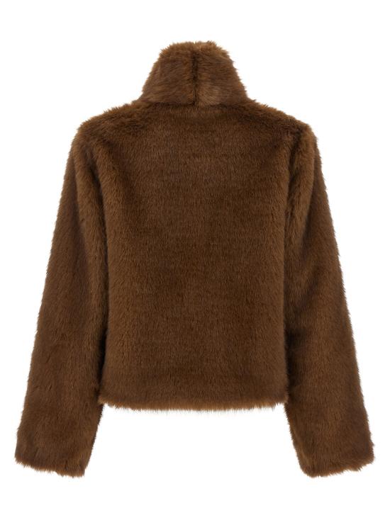 26FW 비비 쿠튀르 무스탕 FARRAHFIRSTJACKETMINK Brown - B&B COUTURE
