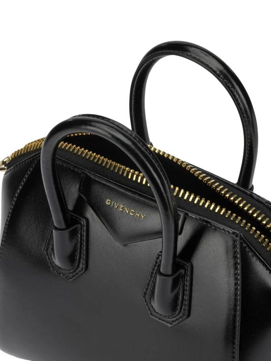 26FW 지방시 레더 미니 안티고나 토트백 BB5148B2AT 001 BLACK - GIVENCHY