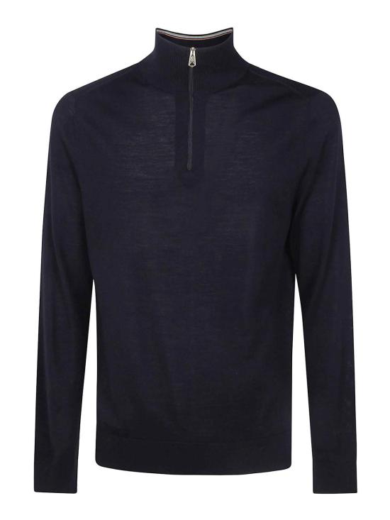 26FW 폴 스미스 집업 니트 M1R971ZW0315479 Black