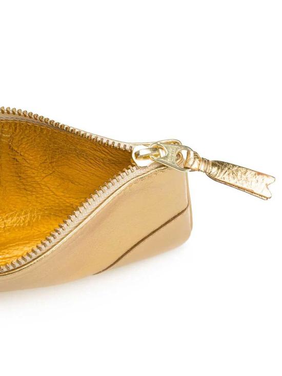 25FW 꼼데가르송 클래식 레더 라인 파우치 SA8100GGOLD METALLIC - COMME DES GARCONS