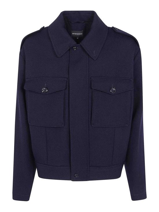 26FW 엠포리오 아르마니 데님 자켓 EM007175TE23195UB109 Blue
