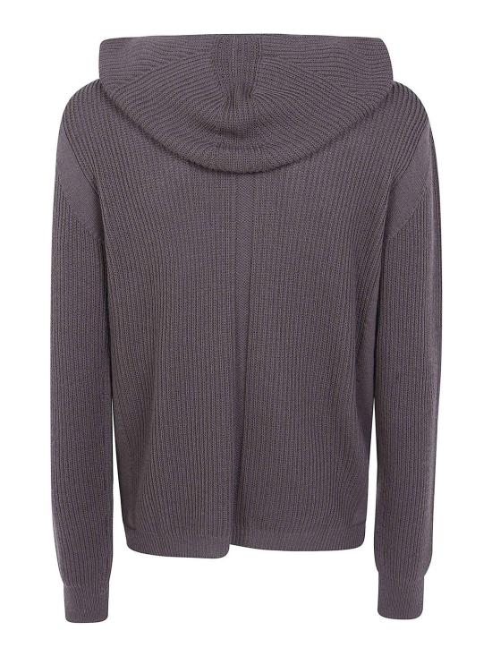 26FW 릭 오웬스 후드 티셔츠 RU02F4647KWVH78 Grey - RICK OWENS