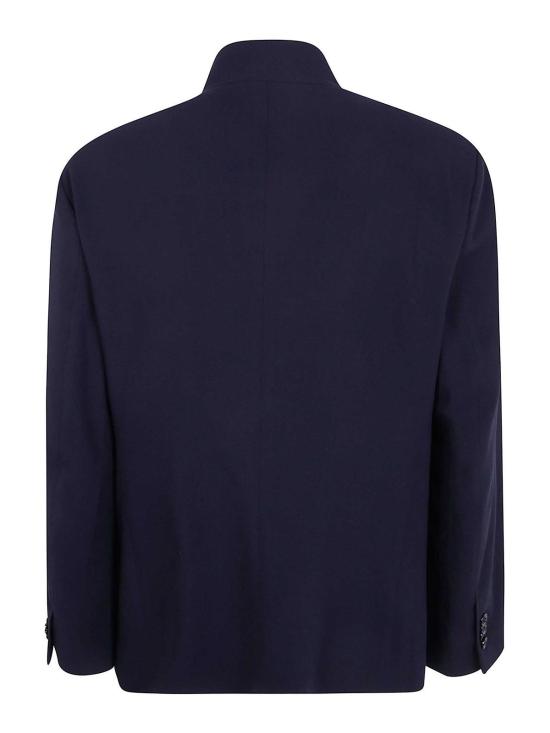 26FW 조르지오 아르마니 가디건 GM004776TE10043UB109 BLUE - GIORGIO ARMANI