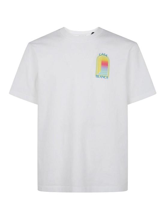 25FW 카사블랑카 반팔 티셔츠 MSP26JTS00113BRIGHT White
