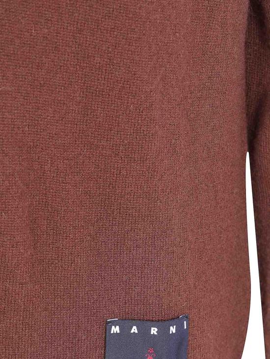 26FW 마르니 폴로 티셔츠 POMG0096Q0UFX331MXM53 Brown - MARNI