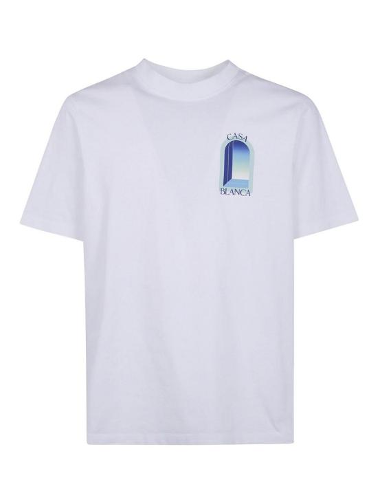 26FW 카사블랑카 반팔 티셔츠 MPF26JTS00114WHITE