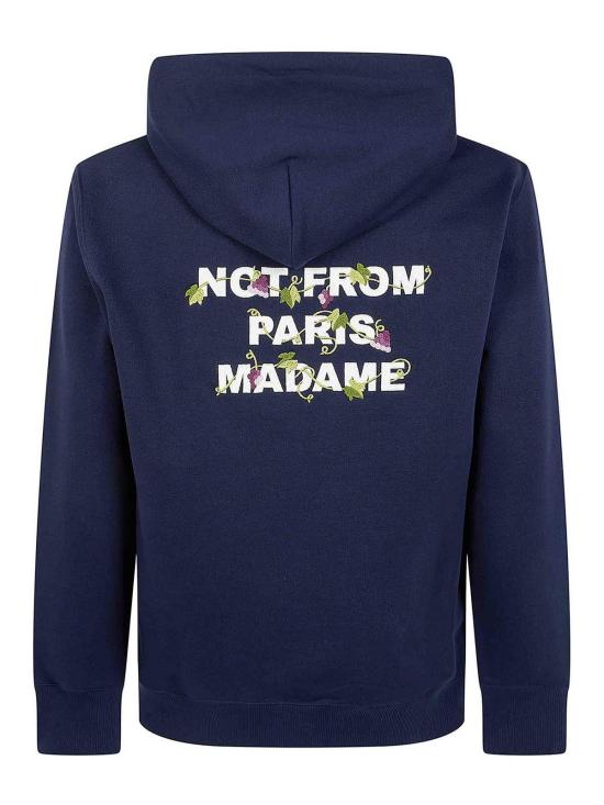 26FW 드롤드무슈 후드 티셔츠 LHO208CO127NAVY Blue - DROLE DE MONSIEUR