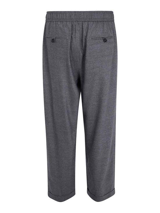 26FW 조르지오 아르마니 스트레이트 팬츠 GM004537TE11804M6074 Grey - GIORGIO ARMANI