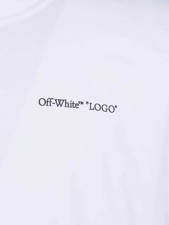 26FW 오프화이트 반팔 티셔츠 44MAA16MF26J00L100WHITE - OFF WHITE