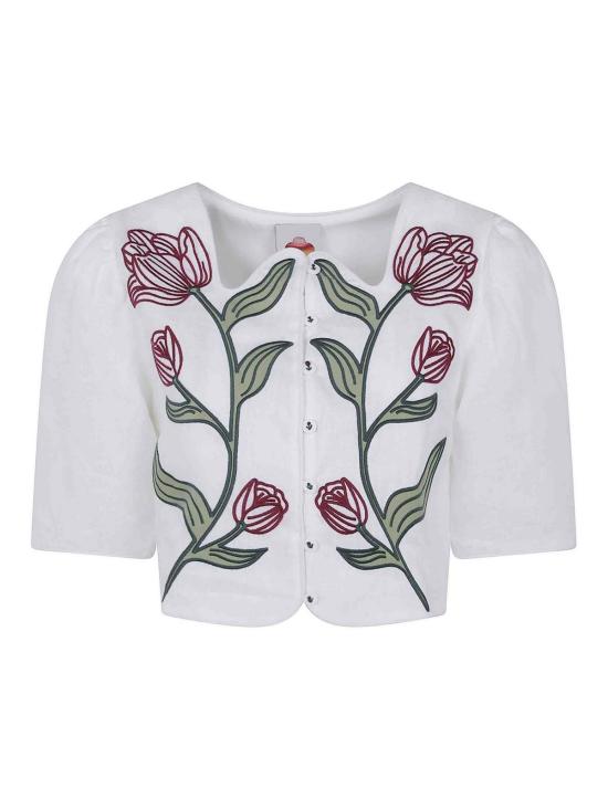 26FW 팜 리오 반팔 티셔츠 356499L0025 White