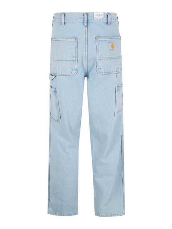 25FW 칼하트 스미스 데님 싱글 니 팬츠 I032024L3201A301A3 Blue - CARHARTT