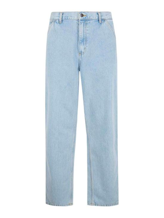25FW 칼하트 스미스 데님 싱글 니 팬츠 I032024L3201A301A3 Blue - CARHARTT