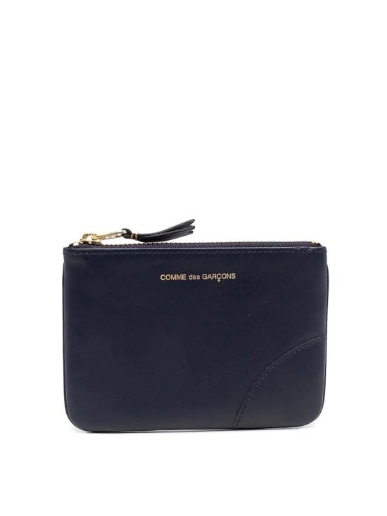 25FW 꼼데가르송 클래식 레더 라인 파우치 SA81004 BLUE