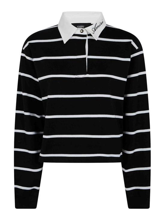 26FW 아미리 폴로 티셔츠 AWTOJR1090001 BLACK
