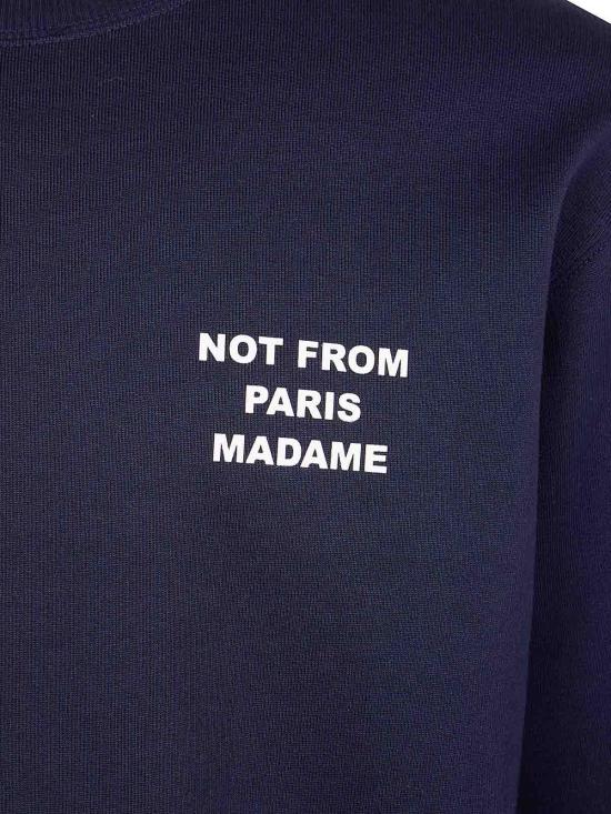 26FW 드롤드무슈 긴팔 티셔츠 PERMSW149CO127NAVY Blue - DROLE DE MONSIEUR