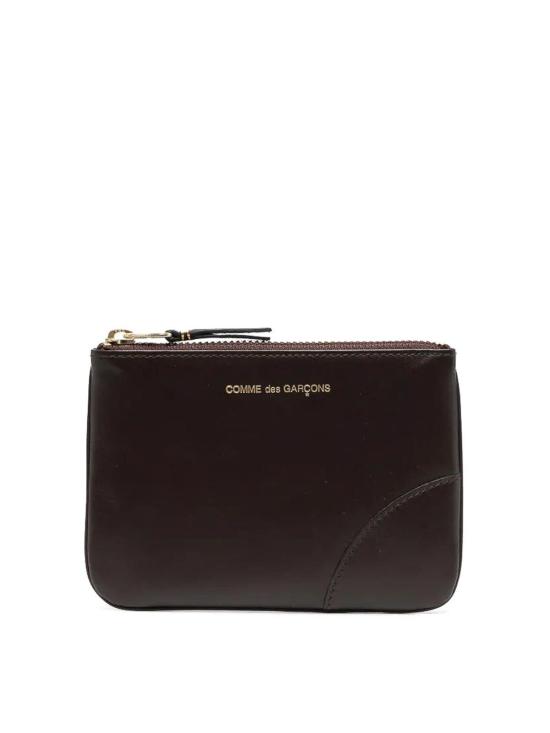 25FW 꼼데가르송 클래식 레더 라인 파우치 SA81002 BROWN