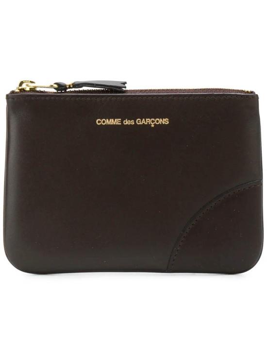 25FW 꼼데가르송 클래식 레더 라인 파우치 SA81002 BROWN - COMME DES GARCONS