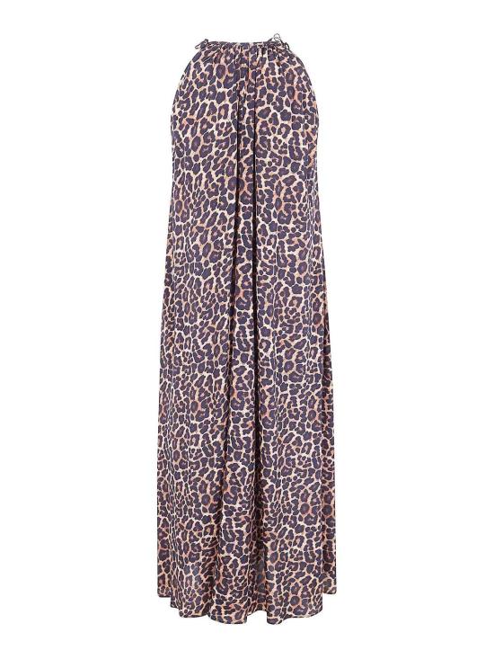 25FW 애니빙 롱 원피스 A0212070MTL59LEOPARD BROWN - ANINE BING