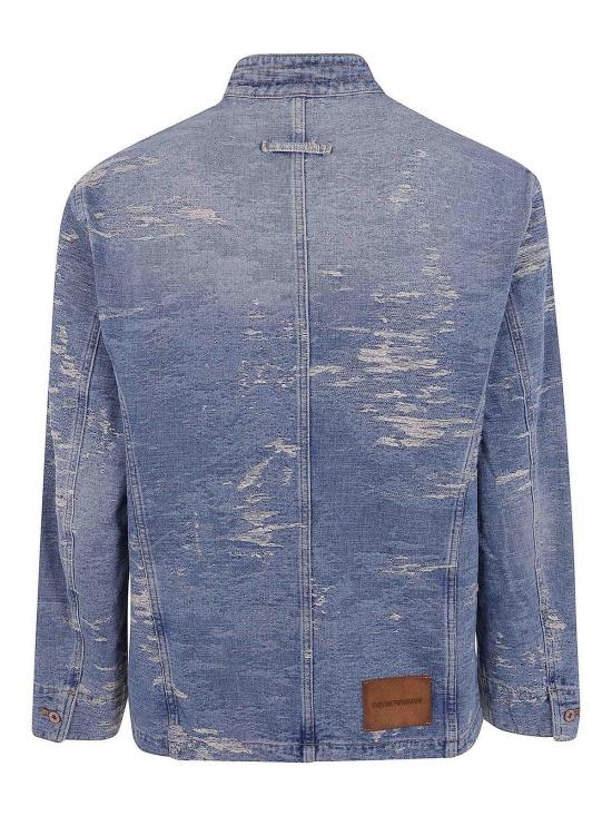 26FW 엠포리오 아르마니 데님 자켓 EM006536AF27794MB003 Blue - EMPORIO ARMANI