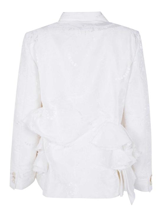25FW 꼼데가르송 수트 자켓 GQJ029OFF White - COMME DES GARCONS