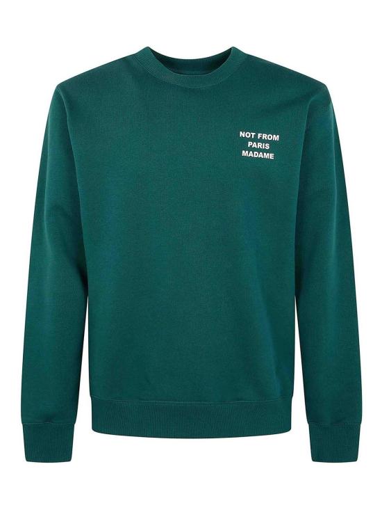 26FW 드롤드무슈 긴팔 티셔츠 PERMSW149CO127DARK Green