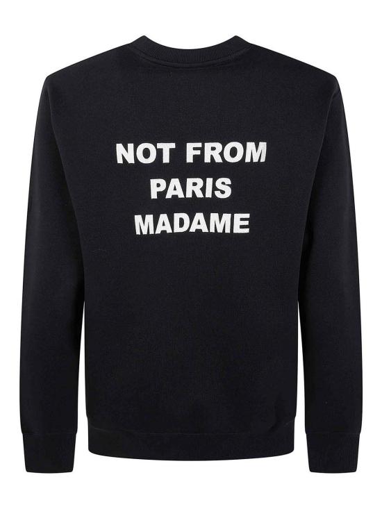 26FW 드롤드무슈 긴팔 티셔츠 PERMSW149CO127BLACK - DROLE DE MONSIEUR