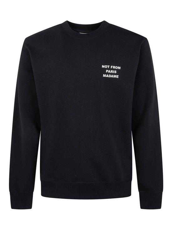 26FW 드롤드무슈 긴팔 티셔츠 PERMSW149CO127BLACK