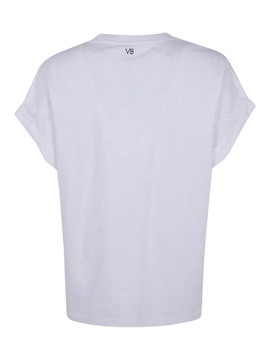 26FW 빅토리아 베컴 반팔 티셔츠 1226JTS007471A6 White - VICTORIA BECKHAM