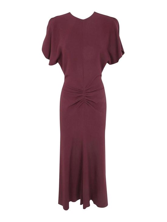 26FW 빅토리아 베컴 미디 원피스 1226WDR005227A2 Red