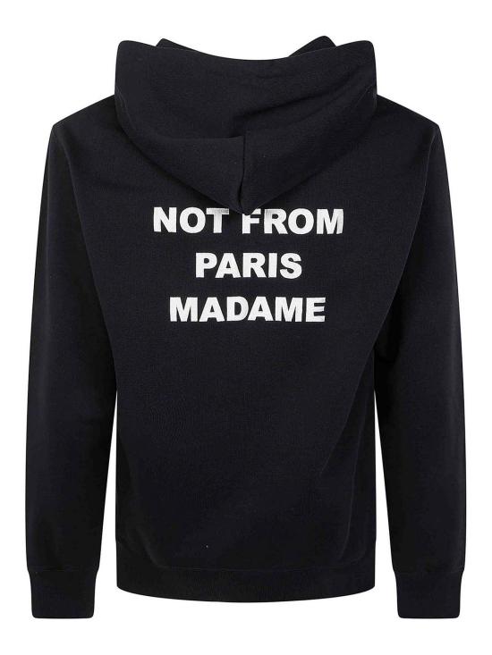26FW 드롤드무슈 후드 티셔츠 PERMHO162CO127BLACK - DROLE DE MONSIEUR