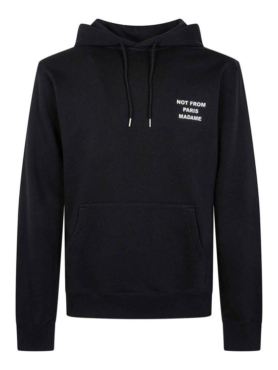 26FW 드롤드무슈 후드 티셔츠 PERMHO162CO127BLACK