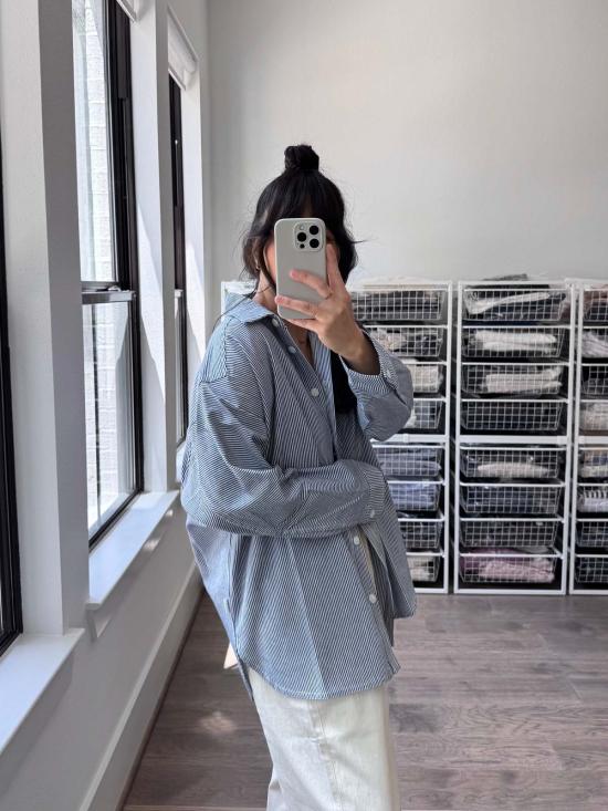  르 본 숍 셔츠 Le Bon Shoppe 오웬 셔츠 스트라이프