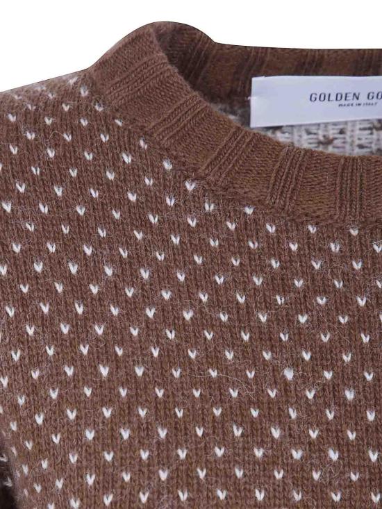 26FW 골든구스 스웨터 GWP01165P0026755571855718 Brown - GOLDEN GOOSE