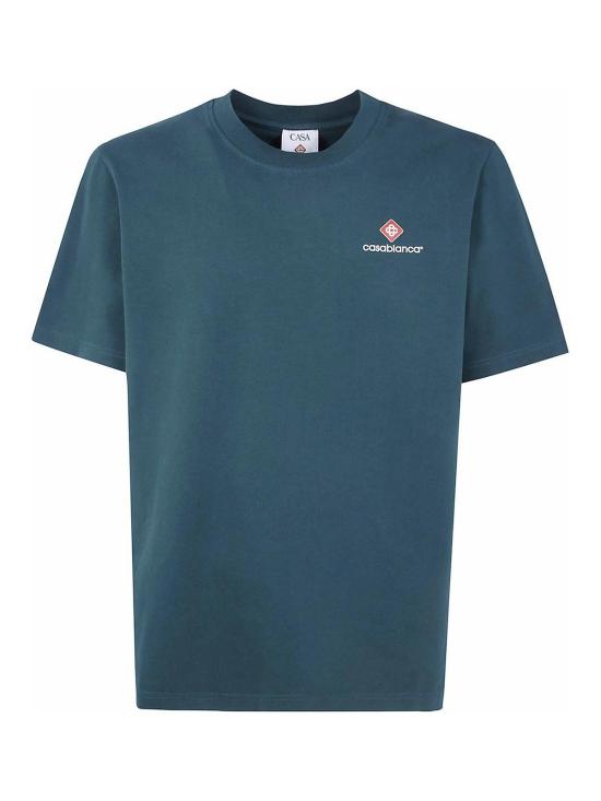 26FW 카사블랑카 반팔 티셔츠 MPF26JTS00112GREEN