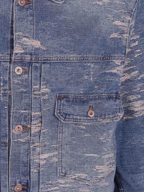 26FW 엠포리오 아르마니 데님 자켓 EM006540AF27794MB003 Blue - EMPORIO ARMANI