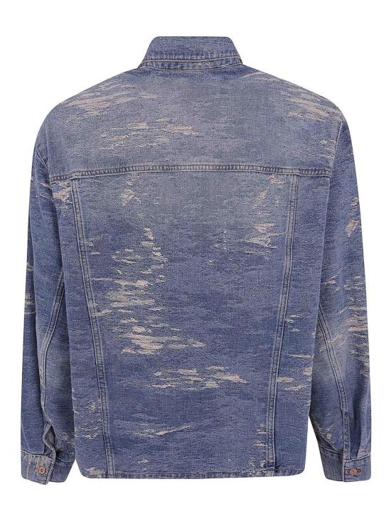 26FW 엠포리오 아르마니 데님 자켓 EM006540AF27794MB003 Blue - EMPORIO ARMANI