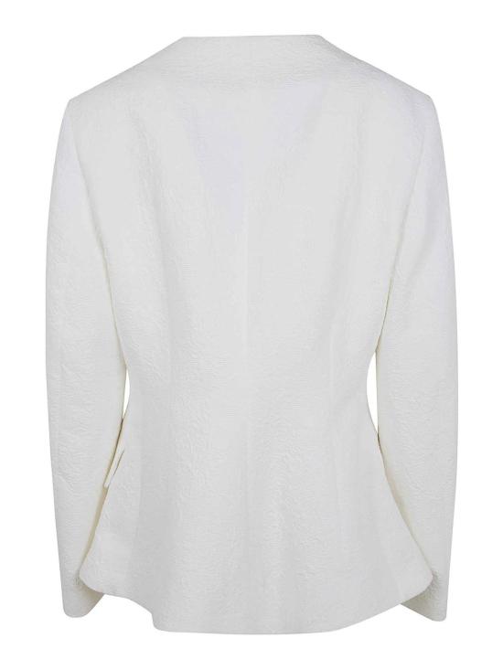 26FW 토템 자카드 코튼 재킷 263WRZ0075FB0601003 WHITE - TOTEME