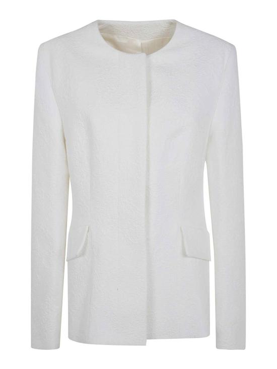 26FW 토템 자카드 코튼 재킷 263WRZ0075FB0601003 WHITE
