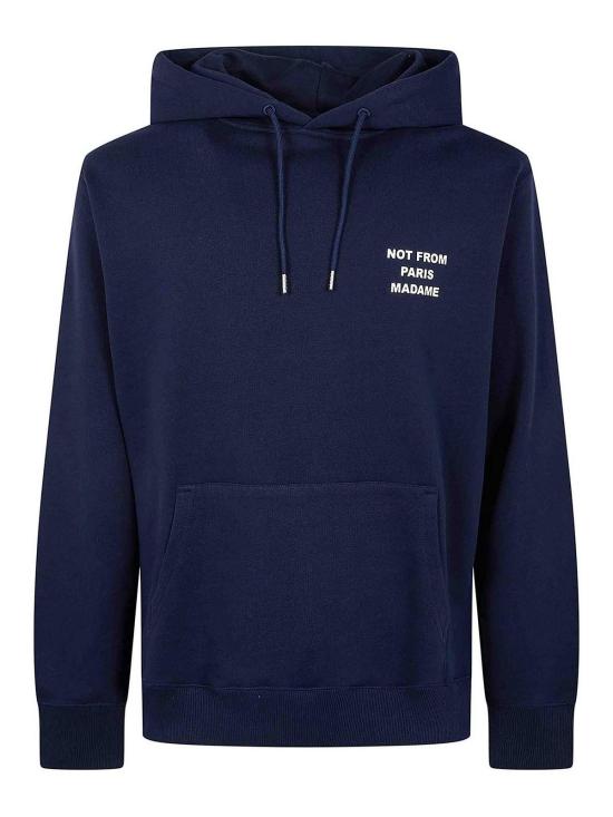 26FW 드롤드무슈 후드 티셔츠 PERMHO162CO127NAVY Blue