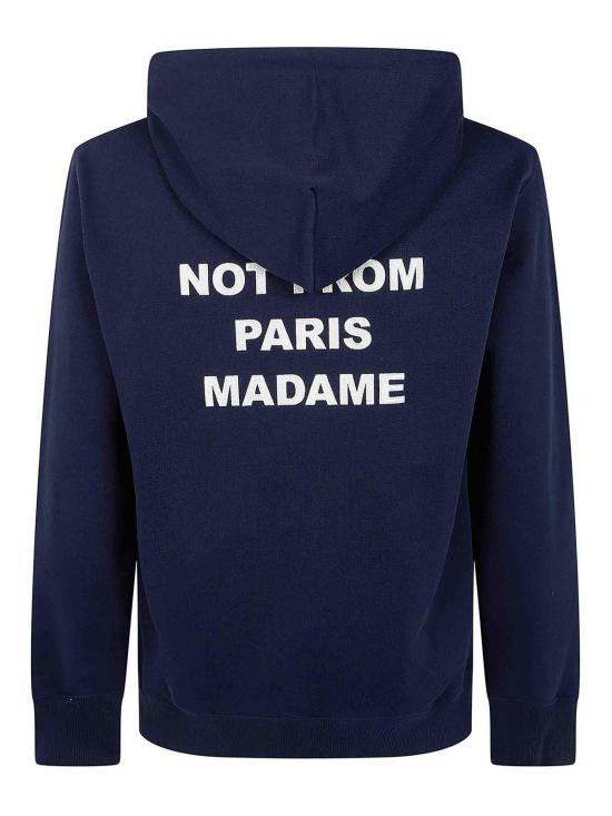 26FW 드롤드무슈 후드 티셔츠 PERMHO162CO127NAVY Blue - DROLE DE MONSIEUR