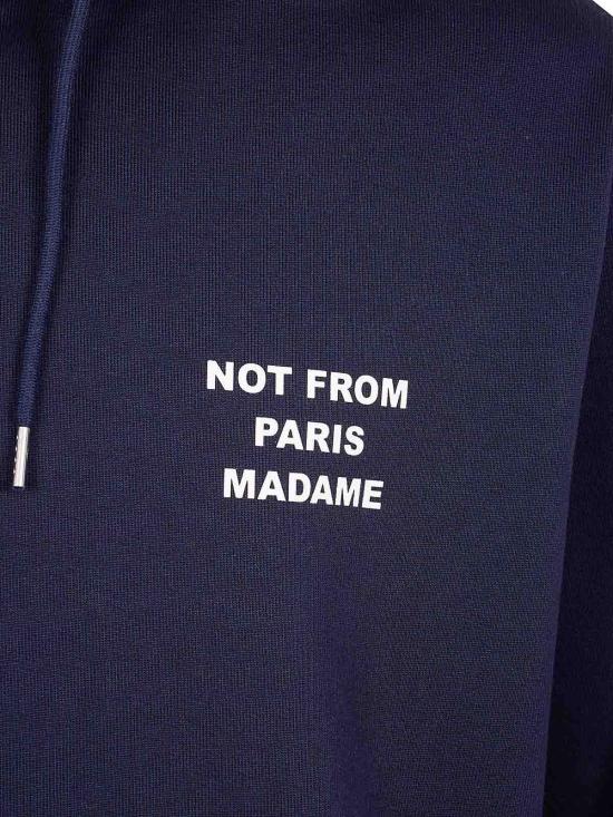 26FW 드롤드무슈 후드 티셔츠 PERMHO162CO127NAVY Blue - DROLE DE MONSIEUR